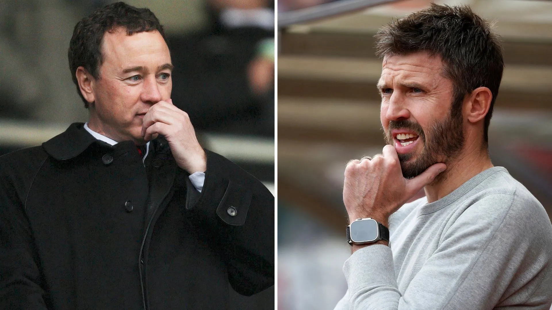 Chủ tịch Middlesbrough Steve Gibson và HLV Michael Carrick