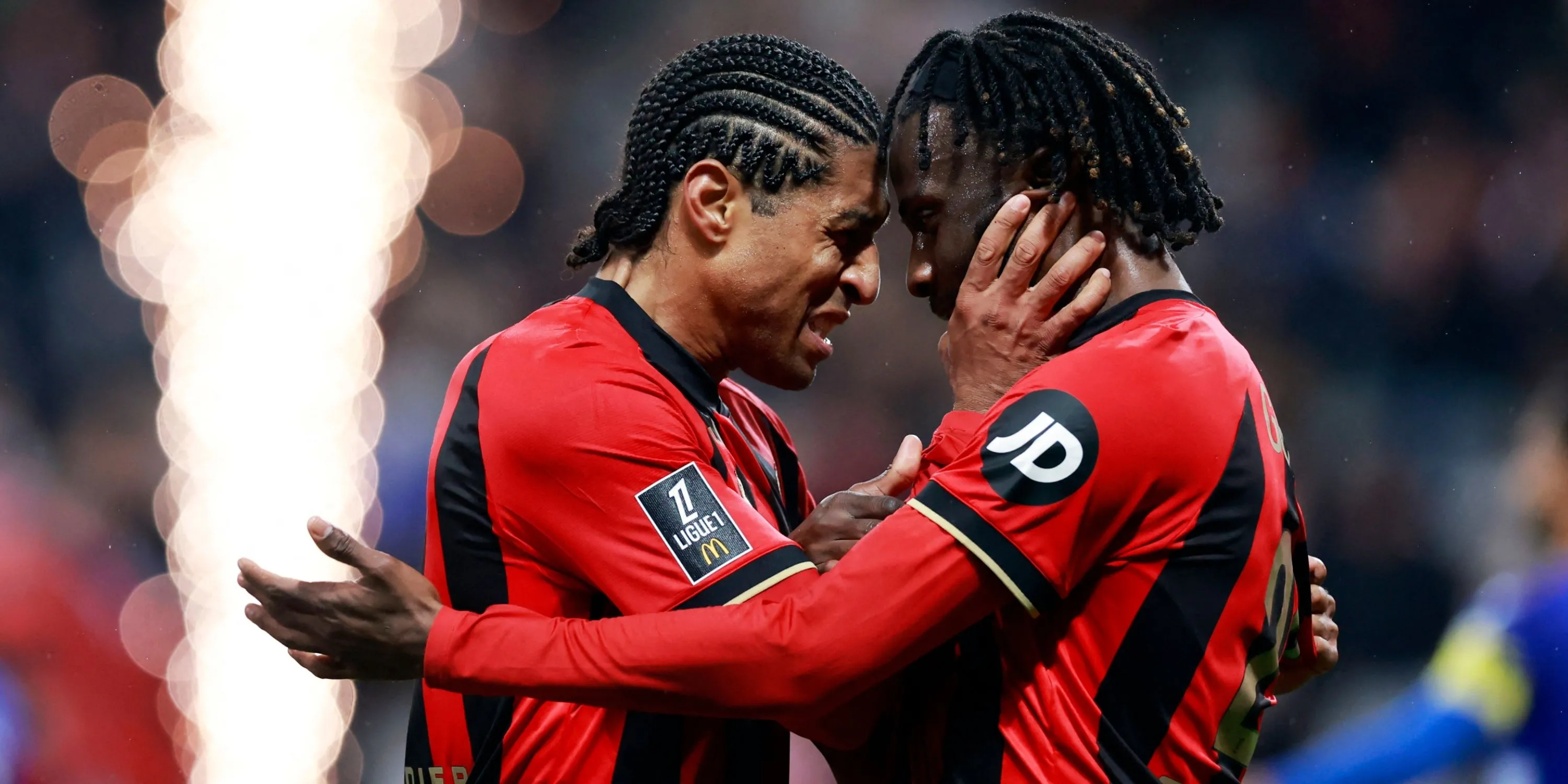 Evann Guessand của OGC Nice một mục tiêu chuyển nhượng tiềm năng của Aston Villa