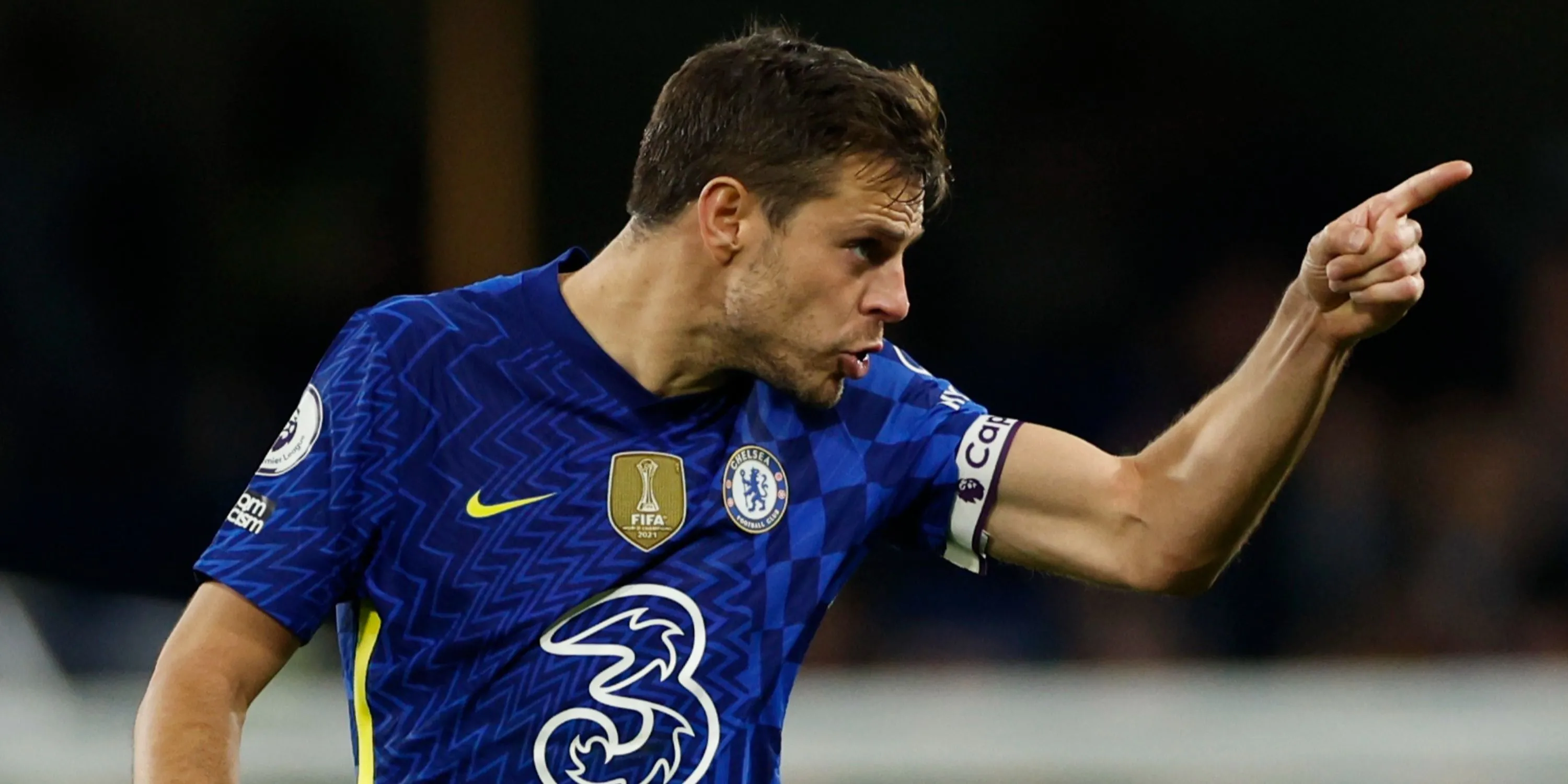 Hậu vệ Cesar Azpilicueta trong màu áo Chelsea