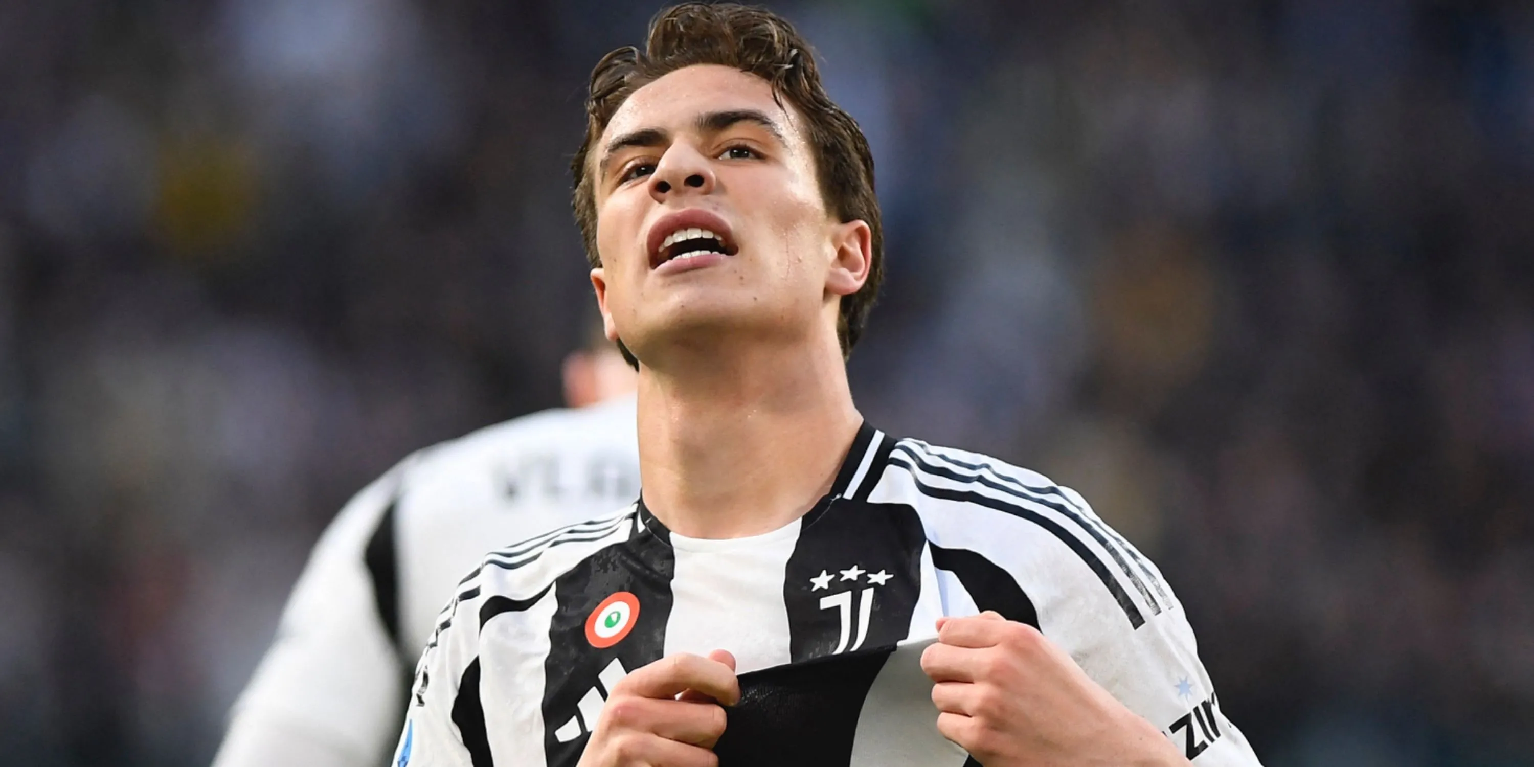 Kenan Yildiz, tiền đạo cánh trẻ của Juventus, trong một trận đấu tại Serie A