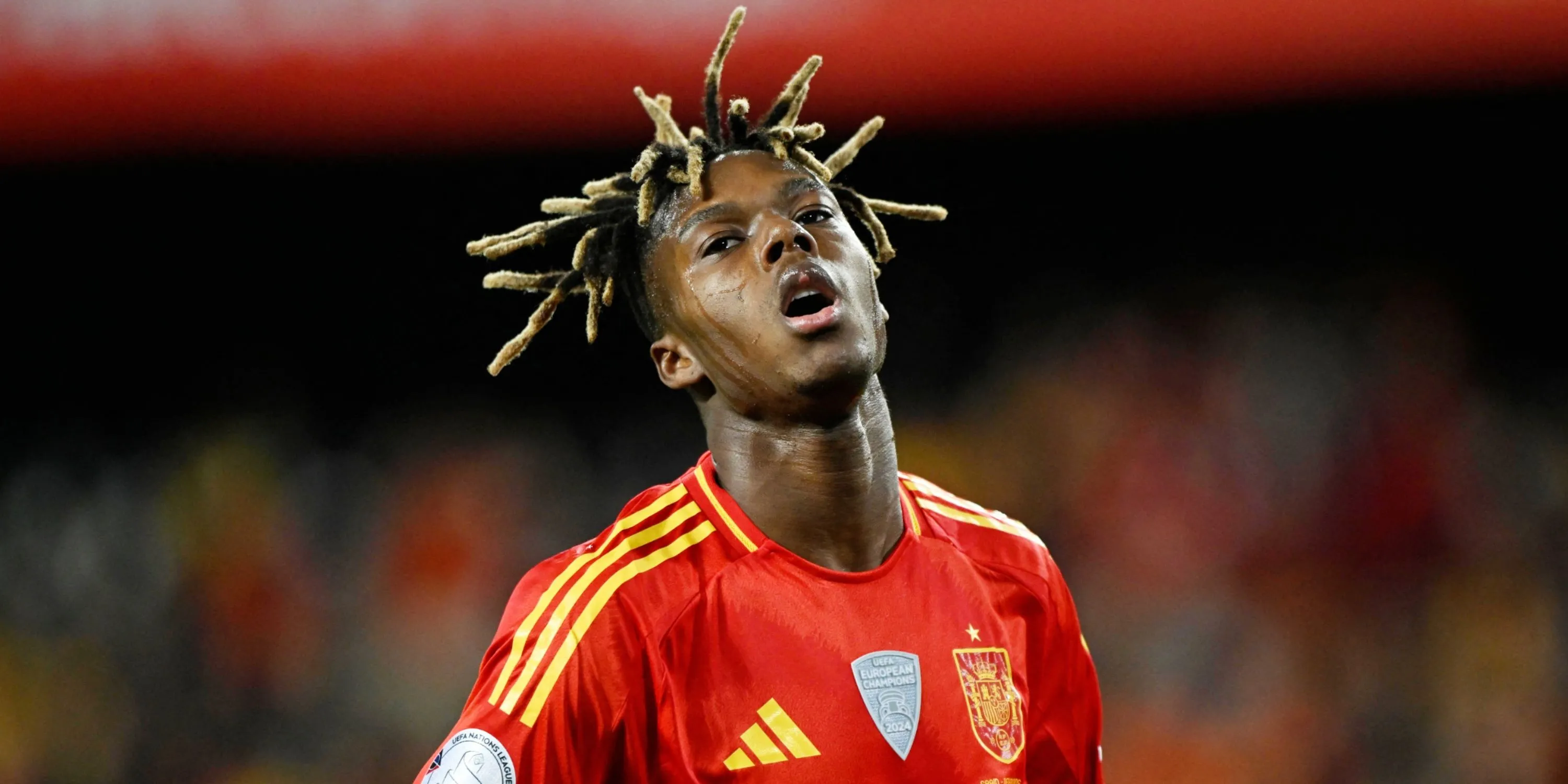 Tiền đạo cánh Nico Williams của Athletic Club, mục tiêu của Chelsea trên thị trường chuyển nhượng
