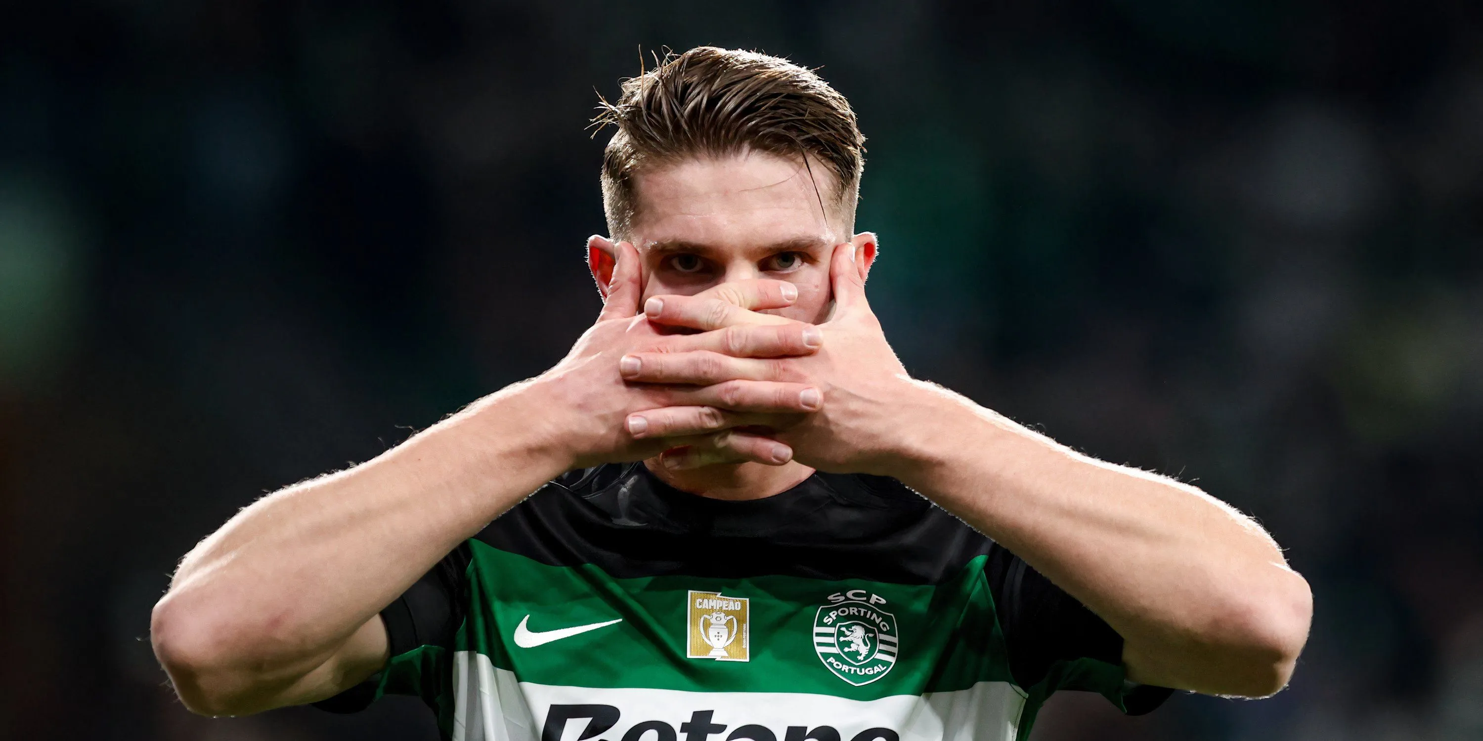 Tiền đạo Viktor Gyokeres trong màu áo Sporting CP, mục tiêu chuyển nhượng của Tottenham