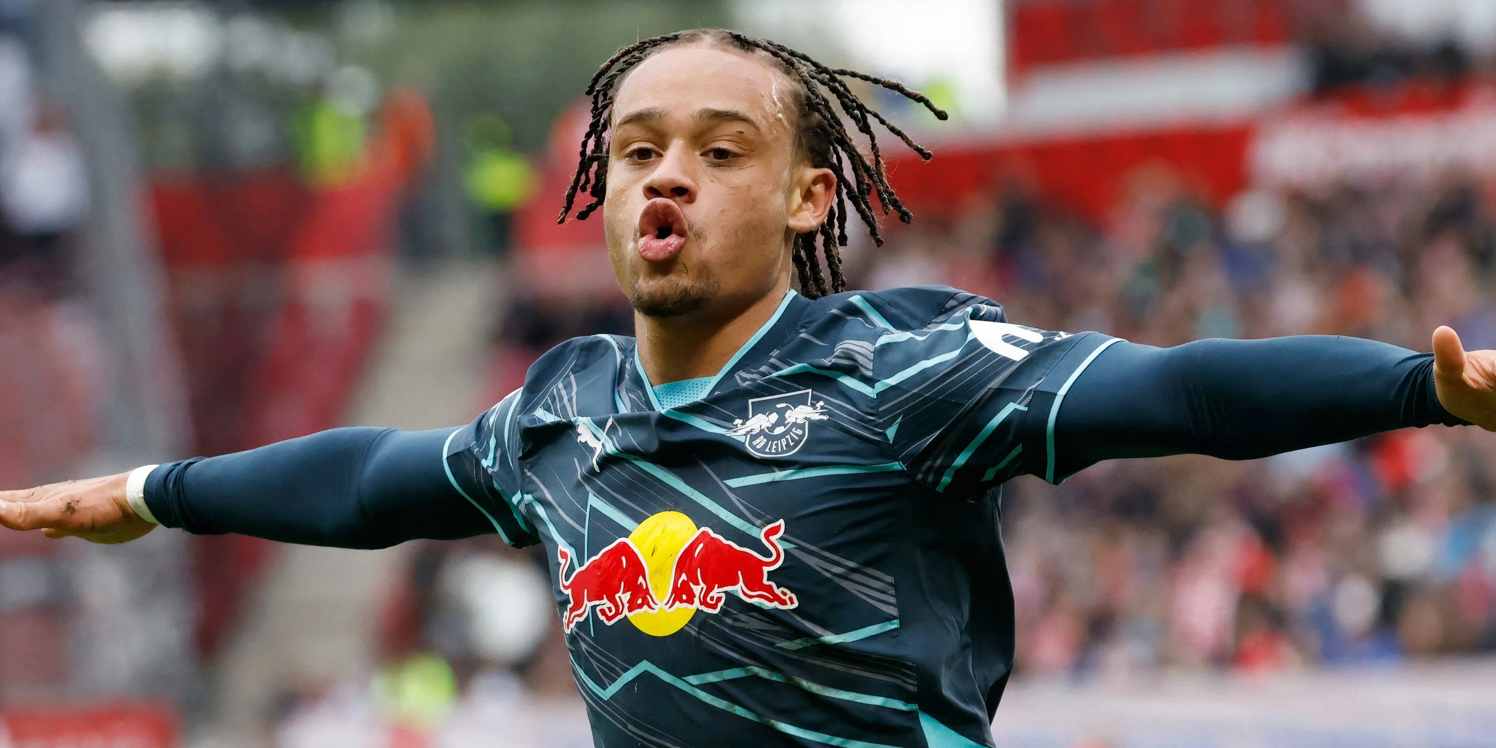 Xavi Simons thi đấu nổi bật cho RB Leipzig tại Bundesliga
