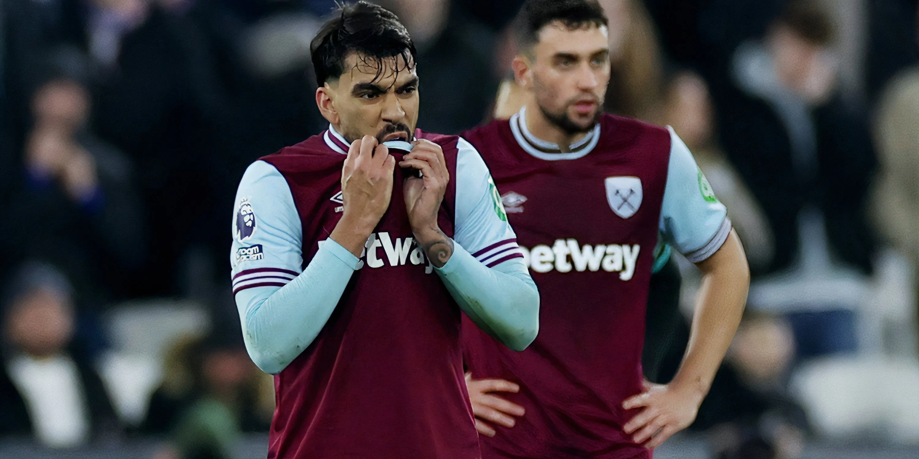 Lucas Paqueta trong màu áo West Ham United thi đấu tại Ngoại hạng Anh