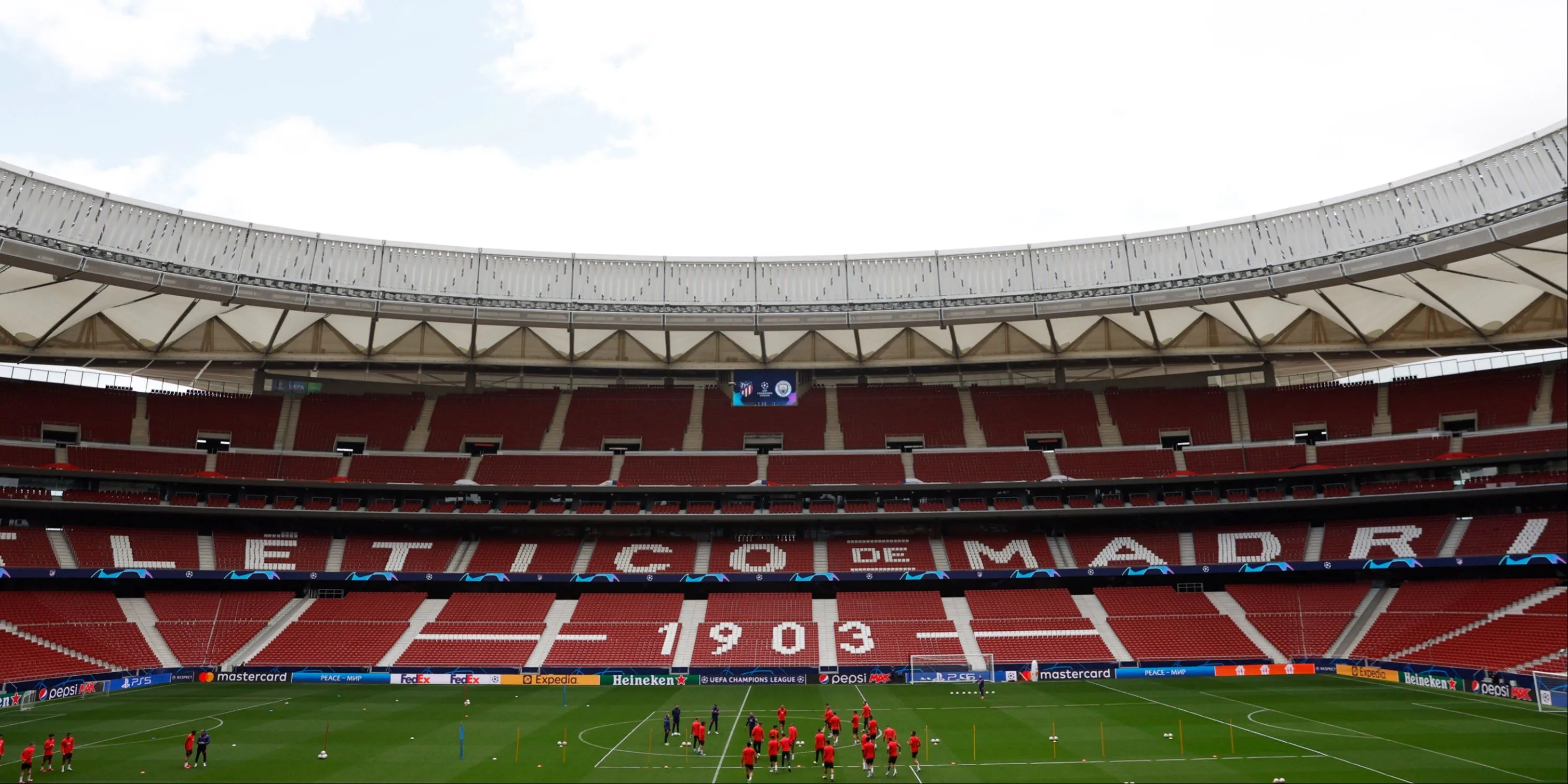 Sân vận động Wanda Metropolitano của Atletico Madrid