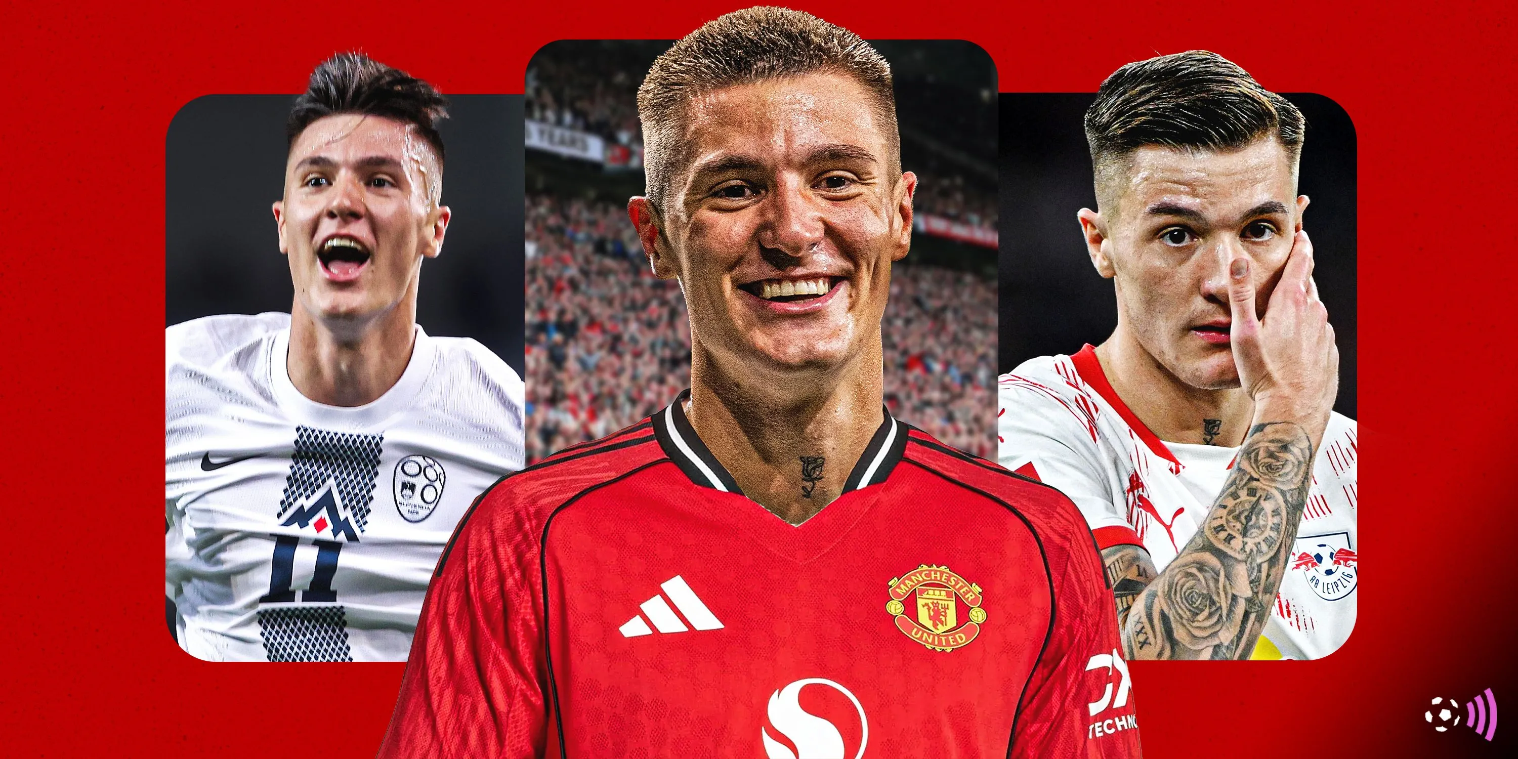 Benjamin Sesko trên sân cỏ, liên hệ mạnh mẽ với chuyển nhượng Manchester United tại Premier League