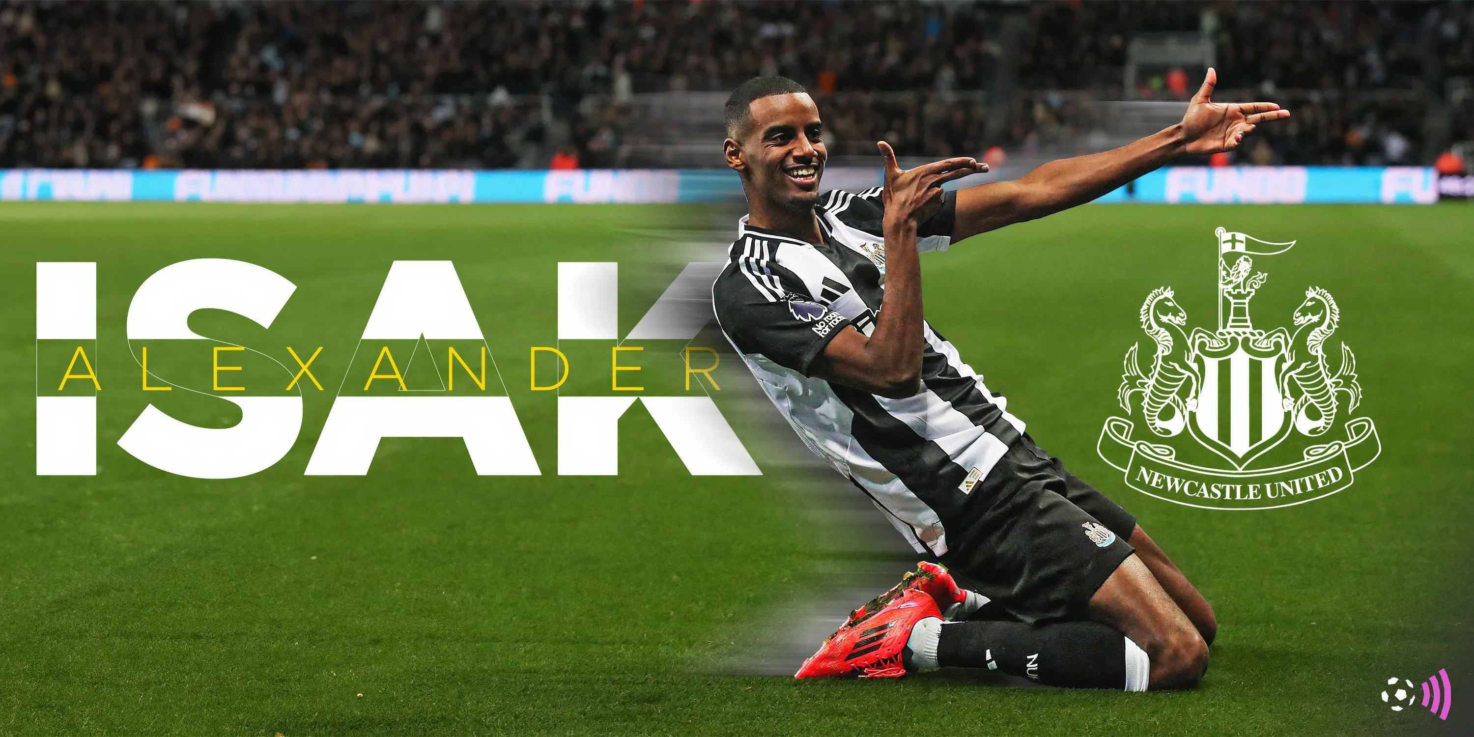 Tiền đạo Alexander Isak trong màu áo Newcastle United tại Ngoại hạng Anh
